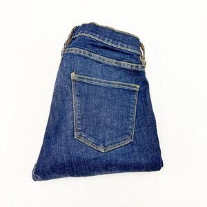 Zara Maternity Dark Wash Denim Jeans Stretch Waistband Size Medium